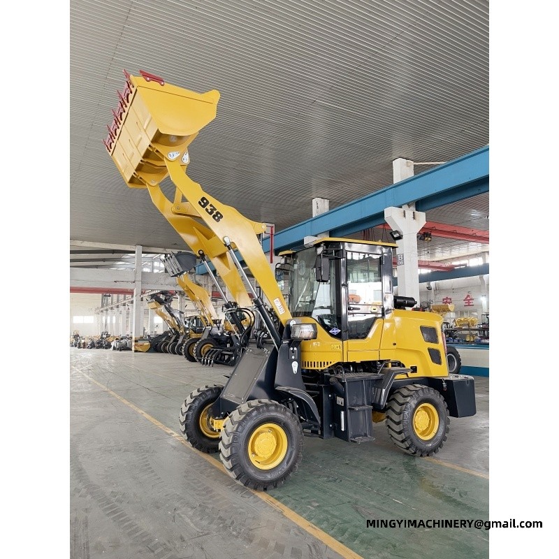 wheel loader for aggregate yard