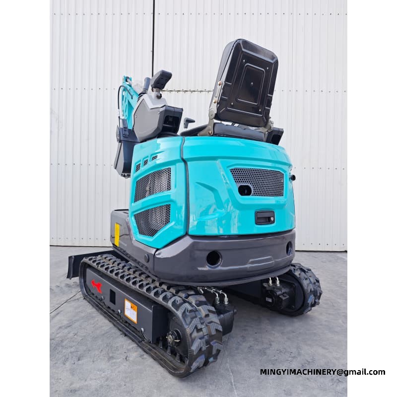 Small construction excavator