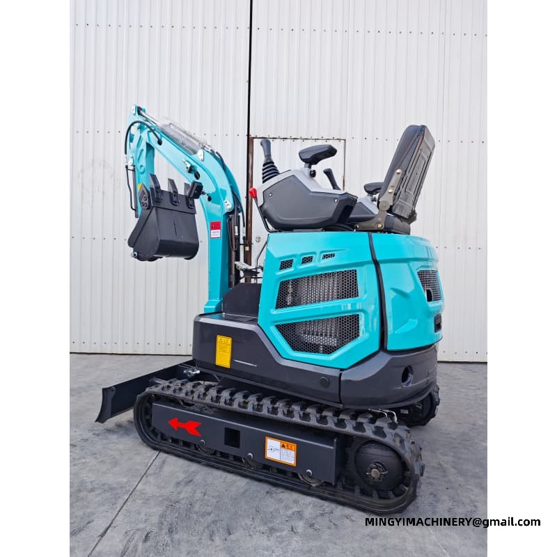 Small construction excavator