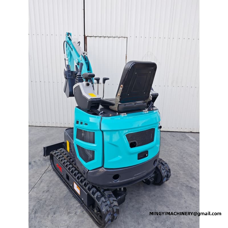 Small construction excavator