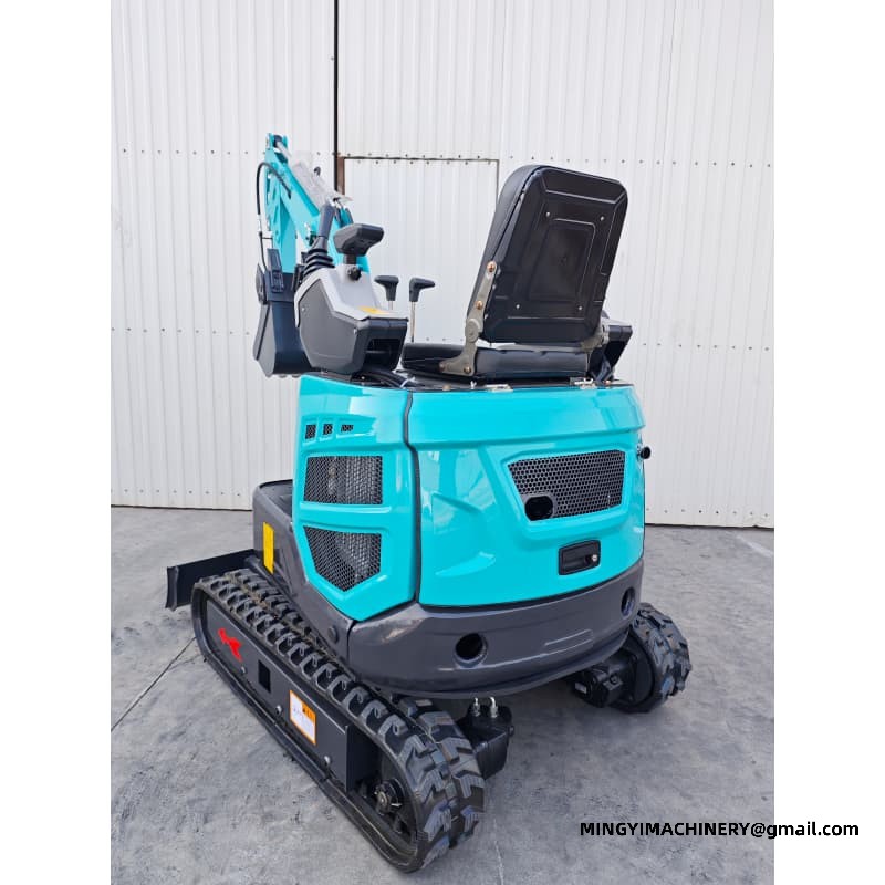 Small construction excavator