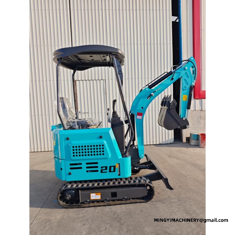 mini excavator for landscaping