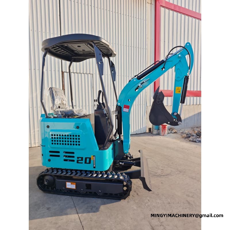 mini excavator for landscaping