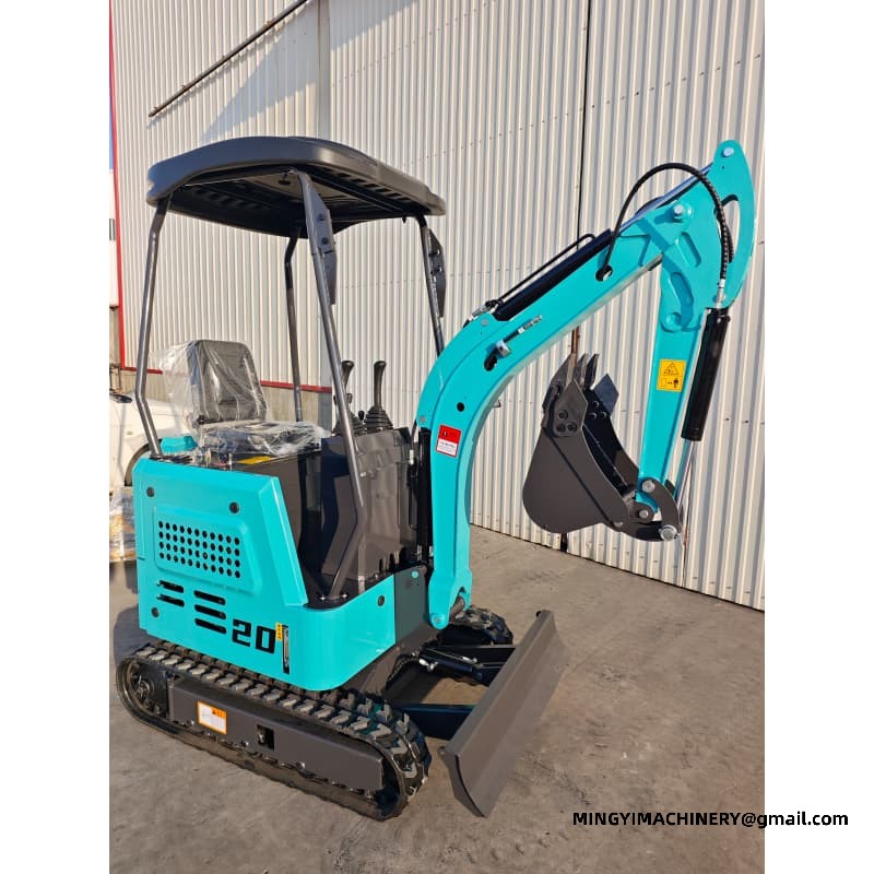 mini excavator for landscaping