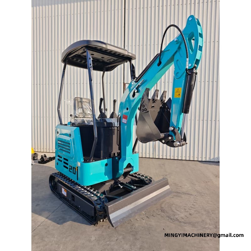 small digger for demolition