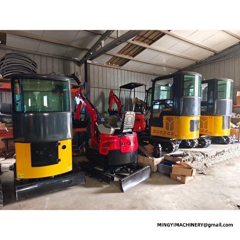 Comfort Cab Design Mini Crawler Excavator