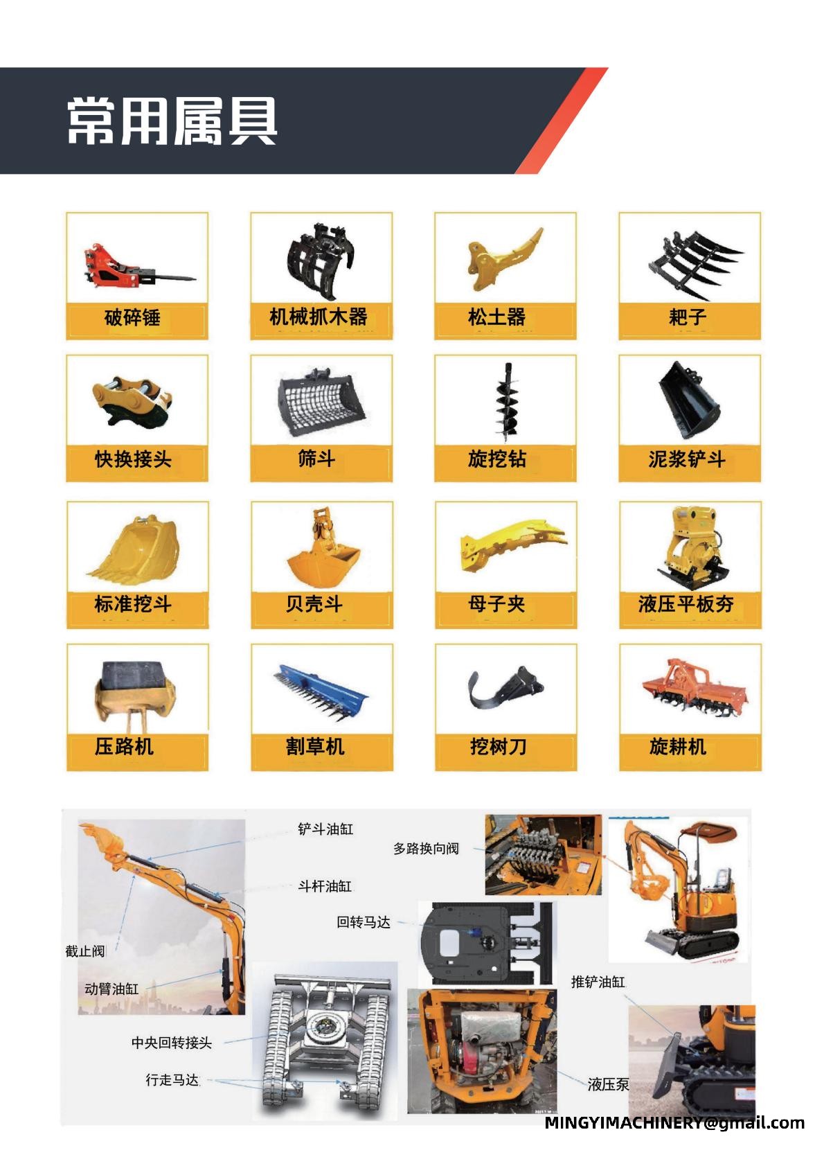 Thumb Grapple Mini Excavator