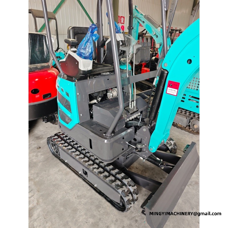 Flail Mower Mini Excavator, Mulching Small Digger, Brush Clearing Excavator
