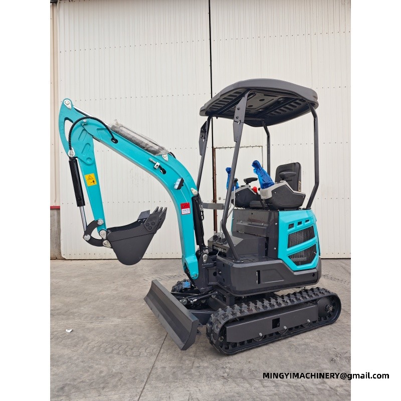 Compaction Wheel Mini Excavator, Trench Compactor Digger, Earth Rammer Digger