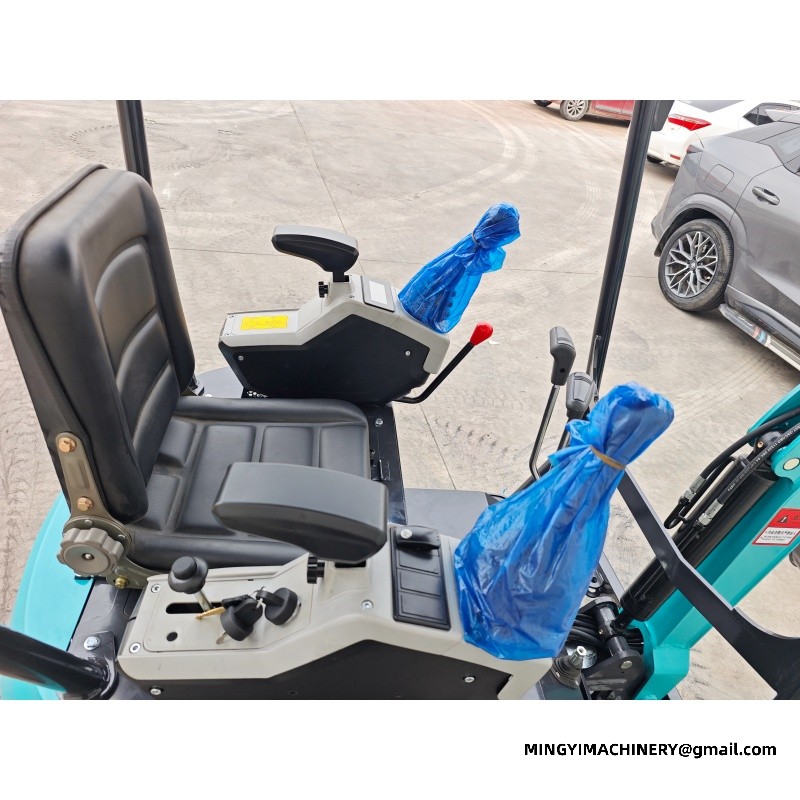 Compaction Wheel Mini Excavator, Trench Compactor Digger, Earth Rammer Digger