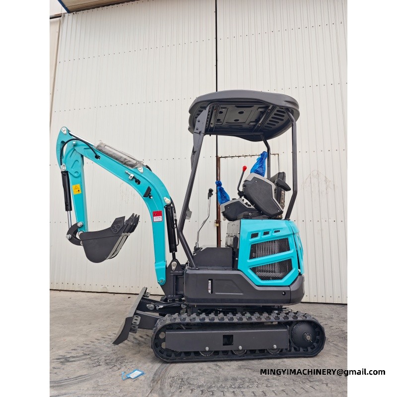 360-Degree Tiltrotator Digger, Rotating Coupler Excavator, Precision Mini Digger