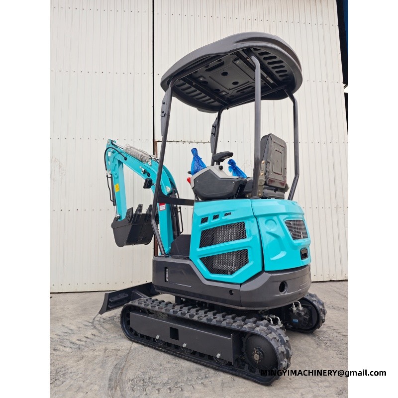 360-Degree Tiltrotator Digger, Rotating Coupler Excavator, Precision Mini Digger