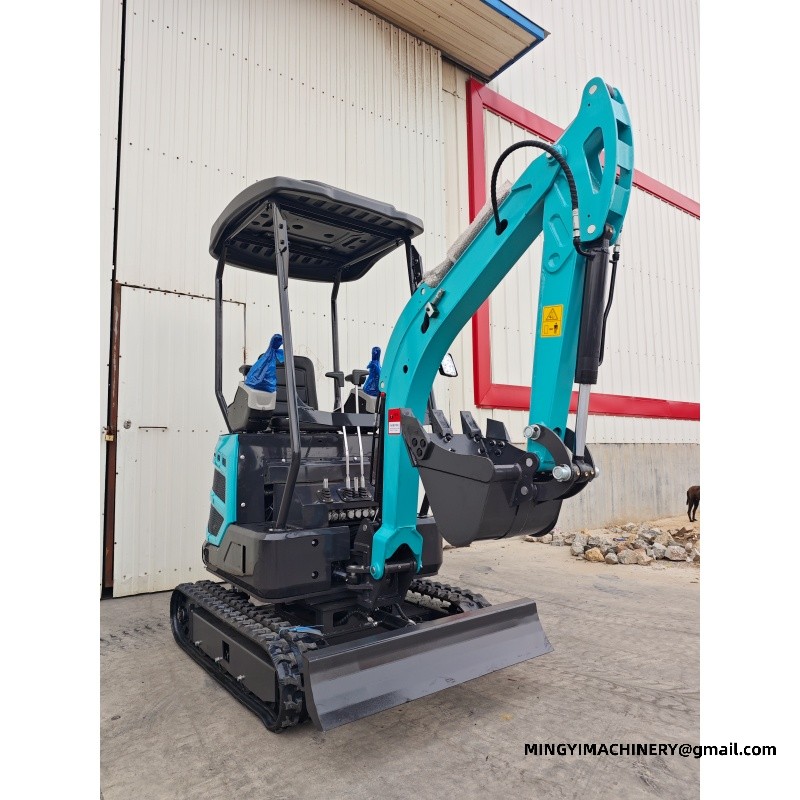 Cast Iron Body Mini Excavator, Heavy Duty Steel Digger, Durable Frame Excavator