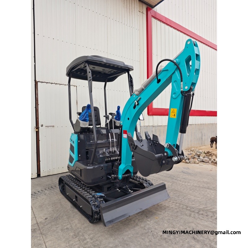 Cast Iron Body Mini Excavator, Heavy Duty Steel Digger, Durable Frame Excavator