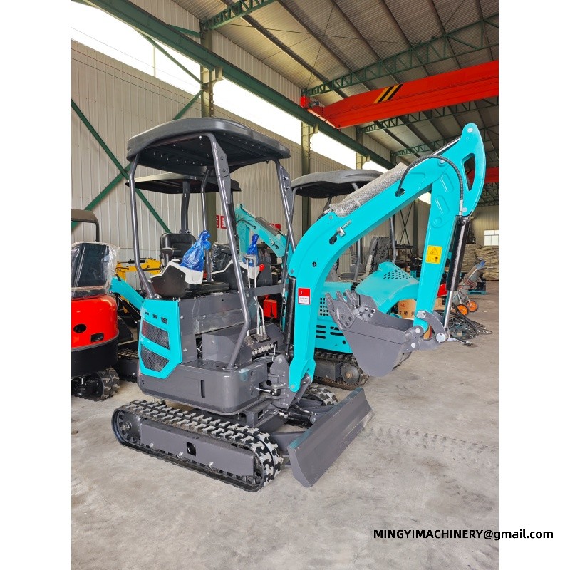 Cast Iron Body Mini Excavator, Heavy Duty Steel Digger, Durable Frame Excavator
