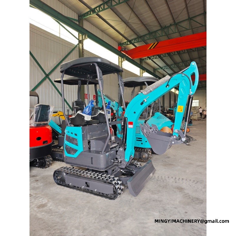 Cast Iron Body Mini Excavator, Heavy Duty Steel Digger, Durable Frame Excavator
