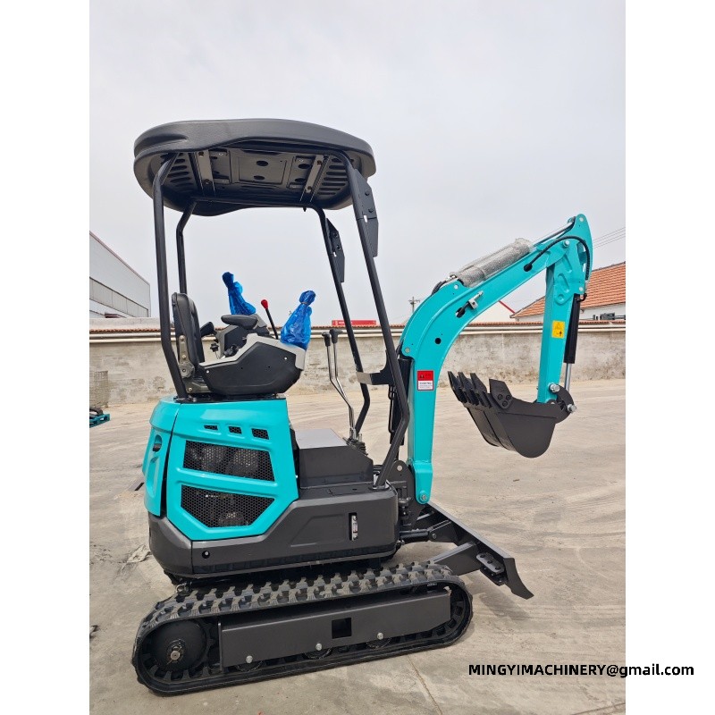 Cast Iron Body Mini Excavator, Heavy Duty Steel Digger, Durable Frame Excavator