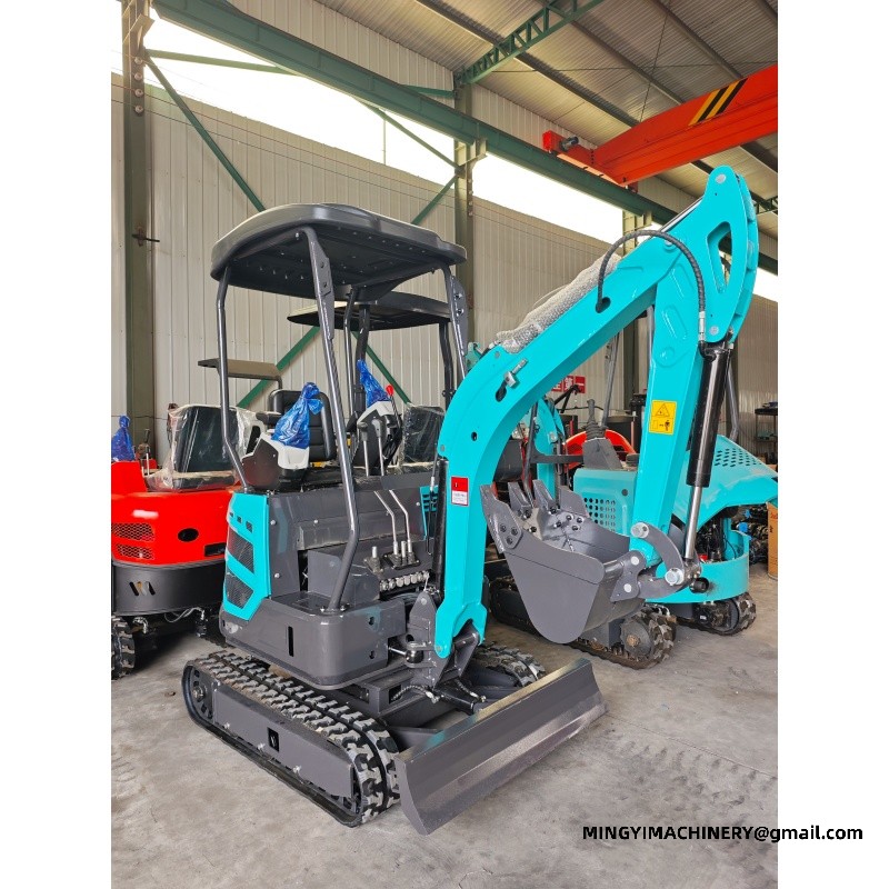 Cast Iron Body Mini Excavator, Heavy Duty Steel Digger, Durable Frame Excavator