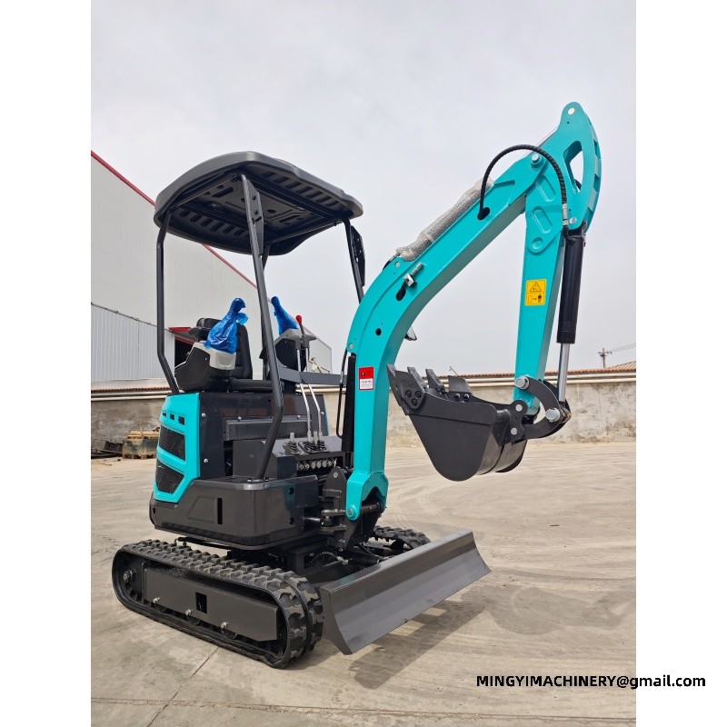 Cast Iron Body Mini Excavator, Heavy Duty Steel Digger, Durable Frame Excavator