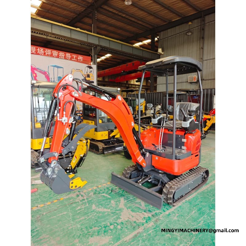 Mini Crawler Excavator With Hydraulic Pilot Control
