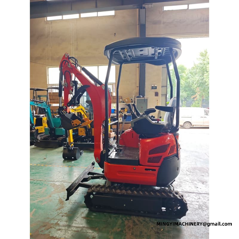 Mini Crawler Excavator With Hydraulic Pilot Control