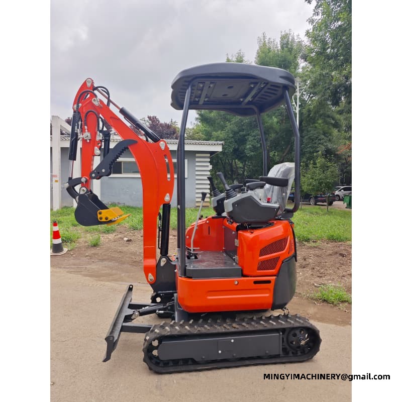 Ultra Narrow Mini Excavator For Greenhouse Working