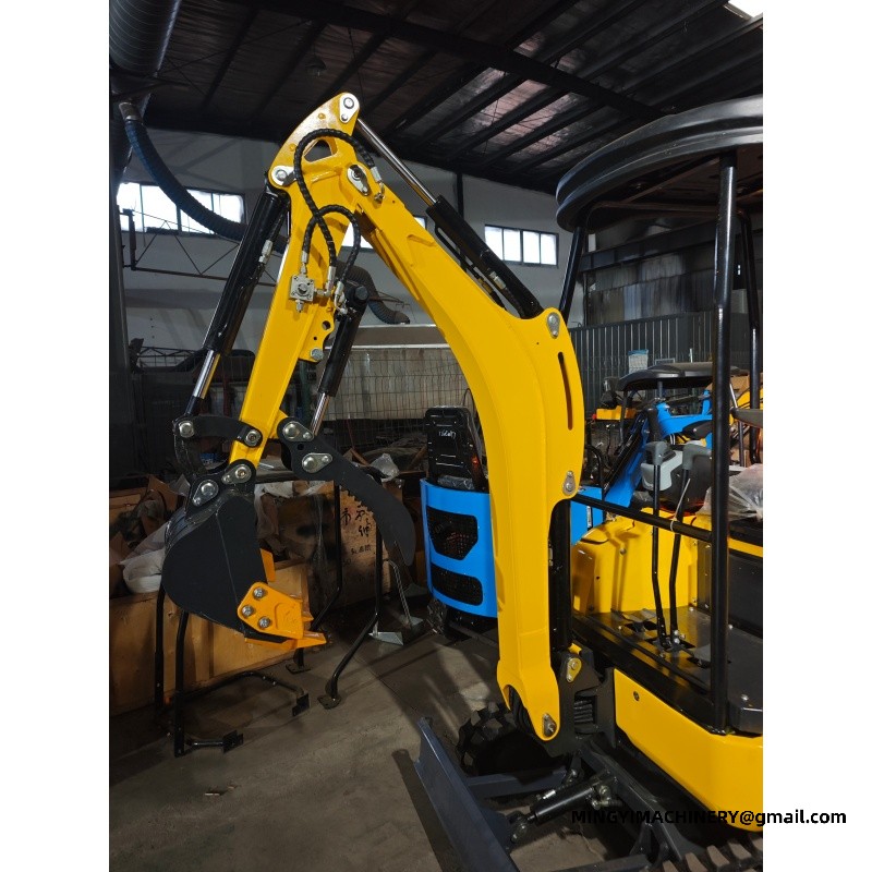 Anti Slip Track Mini Digger For Wet Muddy Farmland