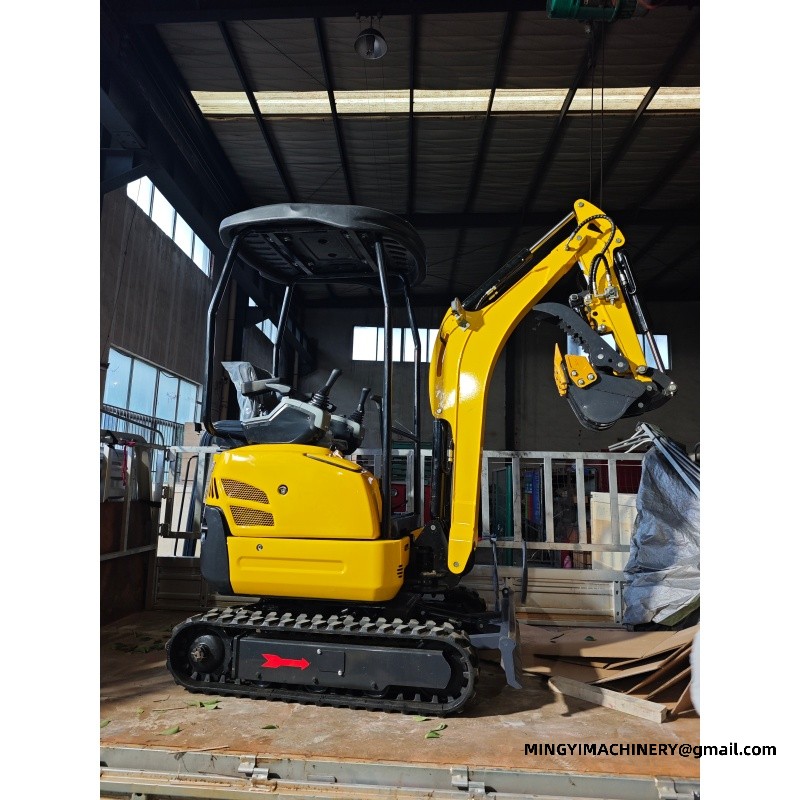 Anti Slip Track Mini Digger For Wet Muddy Farmland