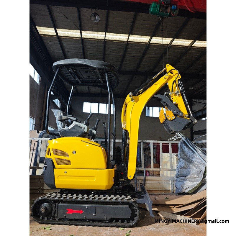 Anti Slip Track Mini Digger For Wet Muddy Farmland