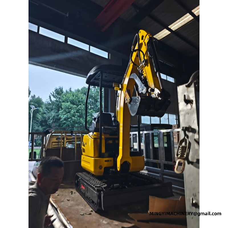 Mini Excavator For Old House Demolition And Waste Clearing