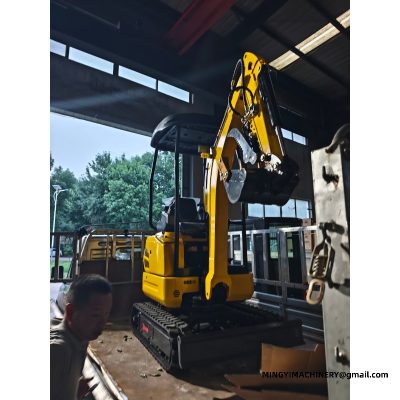 mini excavator for house demolition