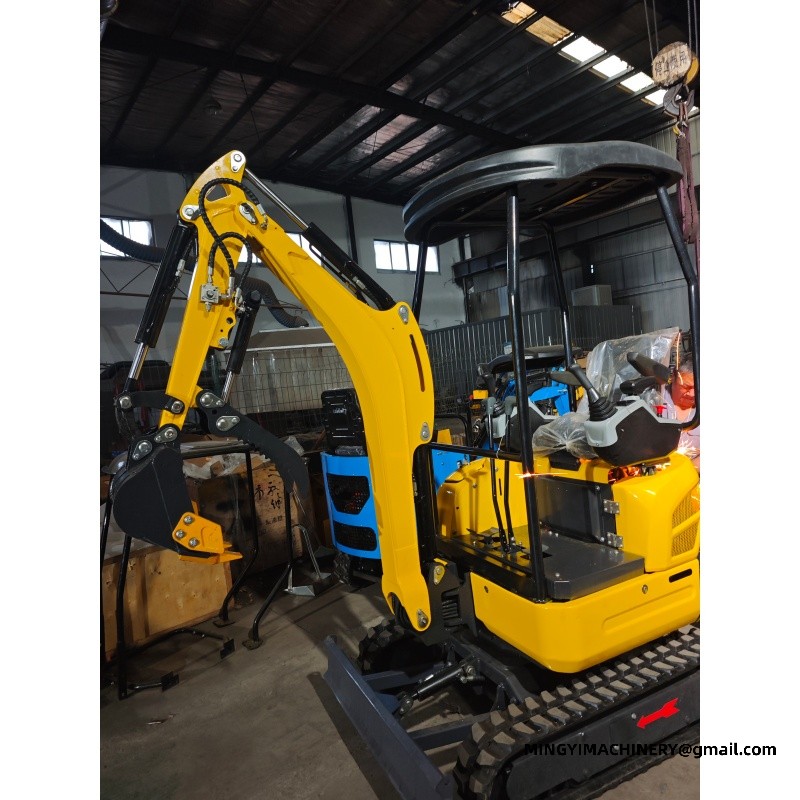 Mini Excavator For Old House Demolition And Waste Clearing