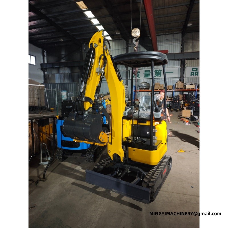Mini Excavator For Old House Demolition And Waste Clearing