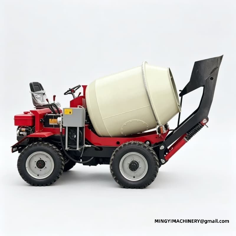 Small Self Loading Concrete Mixer