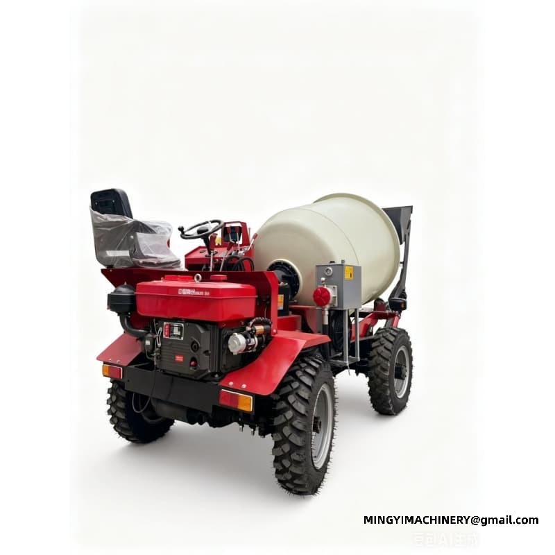 Small Mobile Self Loading Concrete Mixer