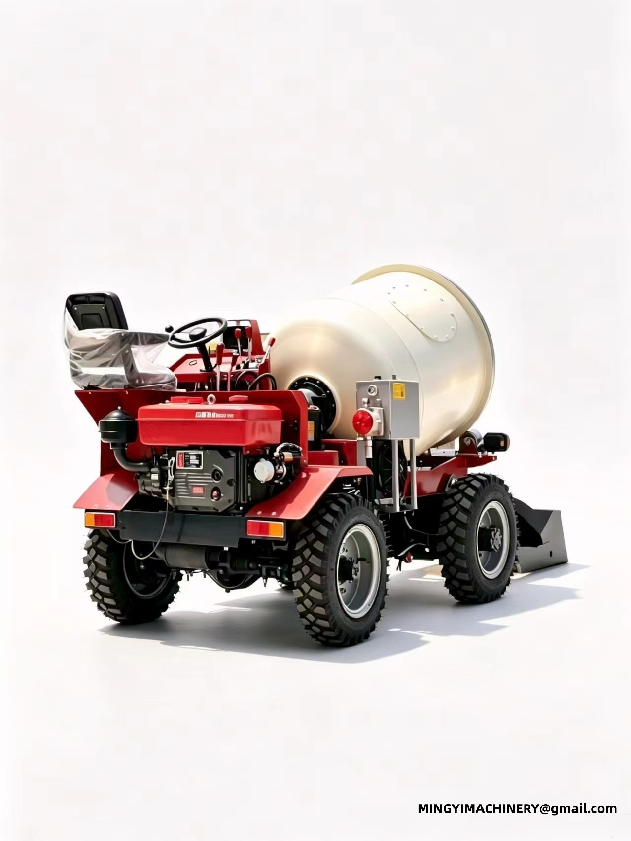 Small Mobile Self Loading Concrete Mixer