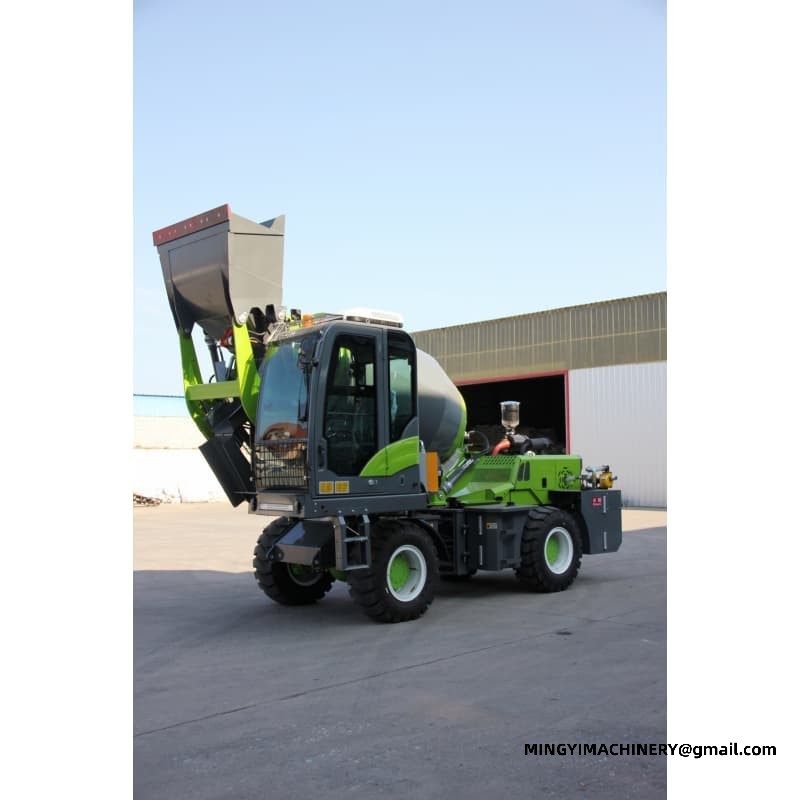 Self-Loading Concrete Mixer