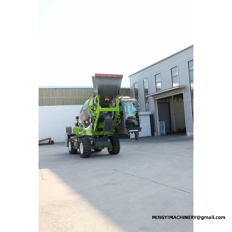 Self-Loading Concrete Mixer
