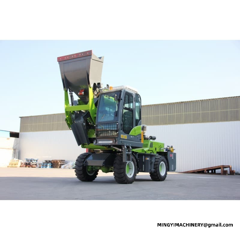 Self-Loading Concrete Mixer