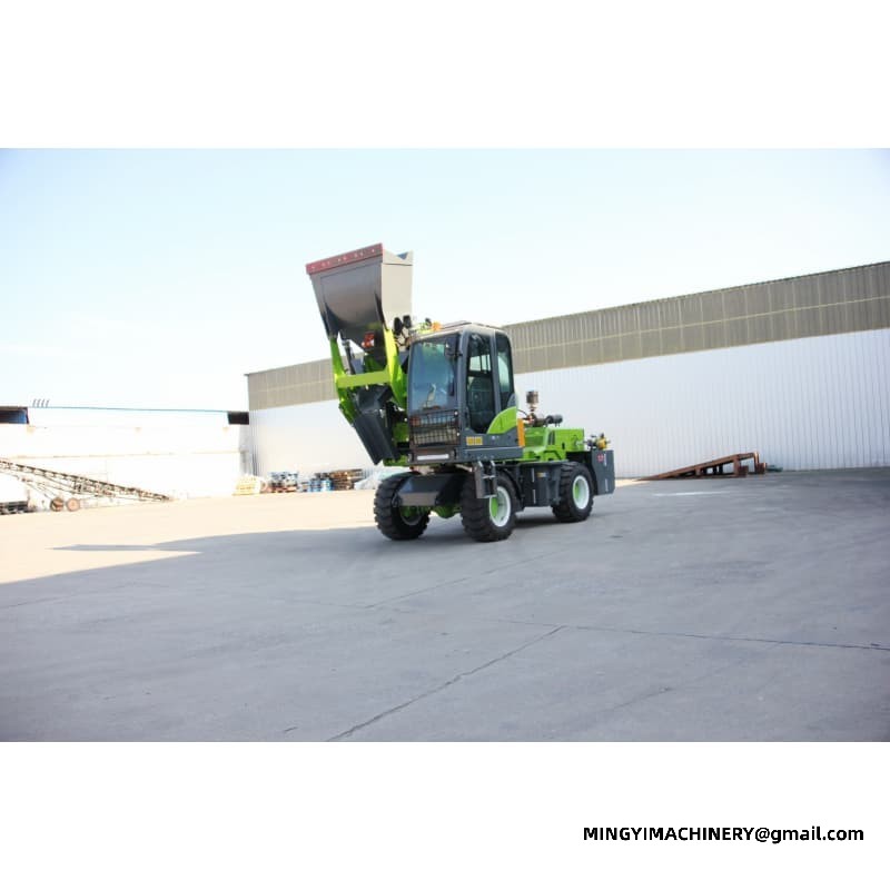 Self-Loading Concrete Mixer Truck