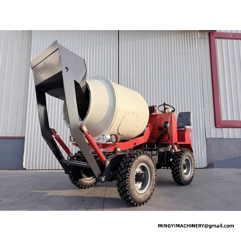 Mini Self Loading Concrete Mixer, Small Self Loader, Compact Mixer