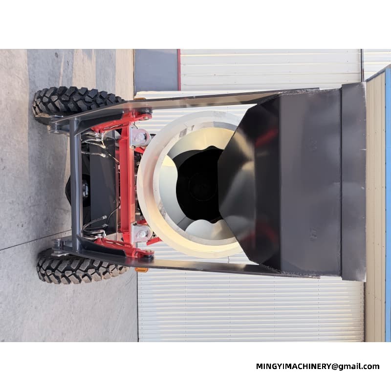 Rough Terrain Concrete Mixer, 4WD Self Loading Mixer, Off-Road Mixer