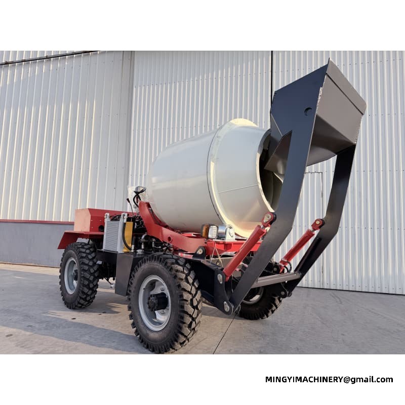 Rough Terrain Concrete Mixer