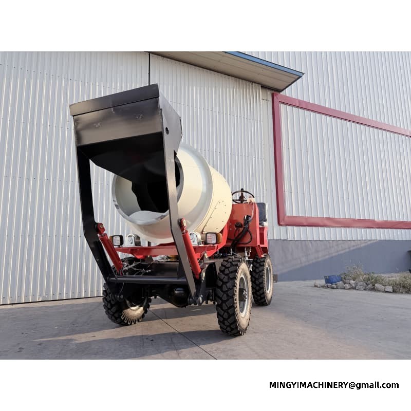 Diesel Self Loading Concrete Truck, Diesel Powered Mixer, Mobile Digger
