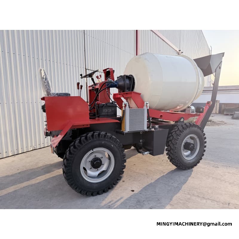 Diesel Self Loading Concrete Truck, Diesel Powered Mixer, Mobile Digger