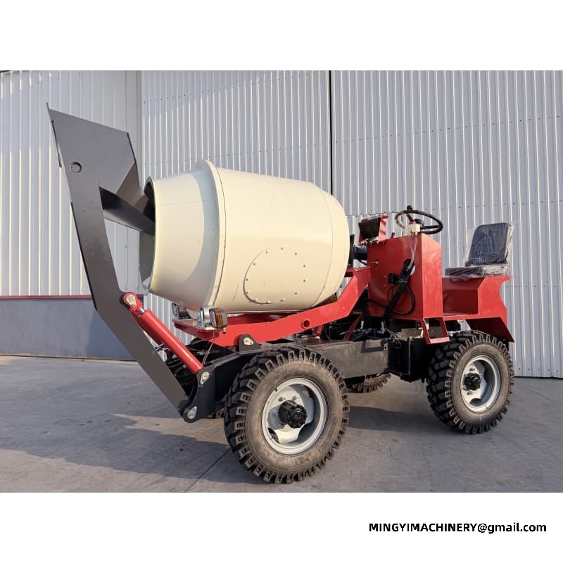 Small Road Construction Mixer, Canal Paving Machine, Rural Paving Mixer
