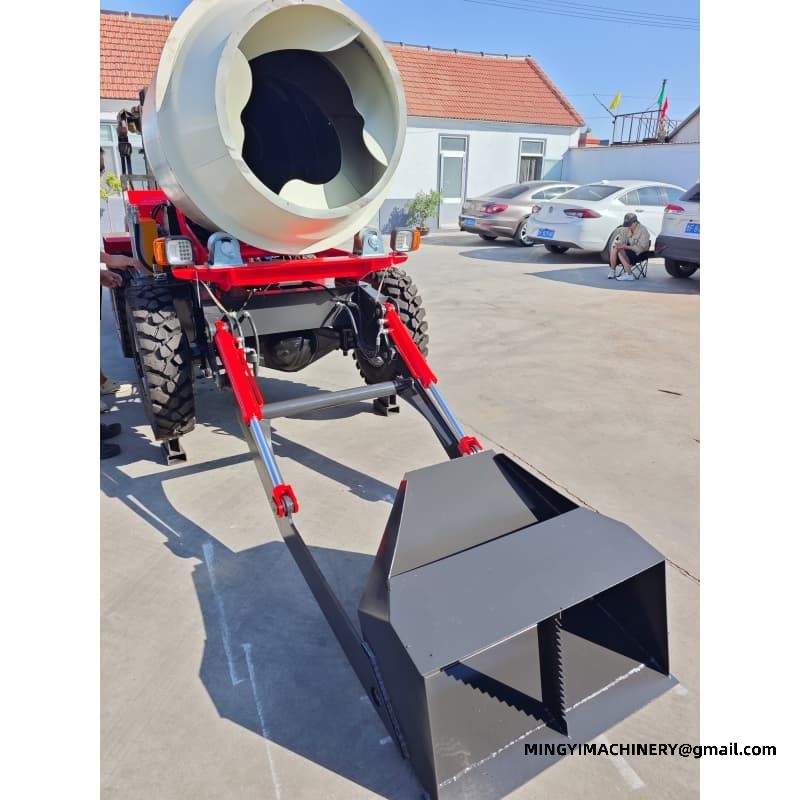 Low Cost Self Loading Concrete Mixer, Affordable Site Truck, Budget Digger