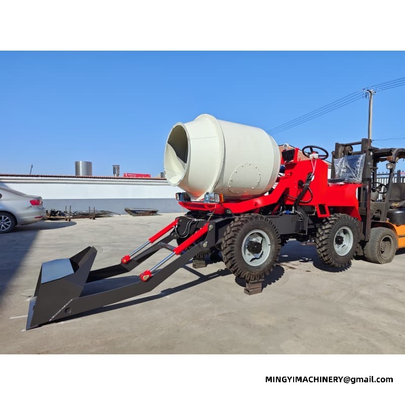 Low Cost Self Loading Concrete Mixer, Affordable Site Truck, Budget Digger