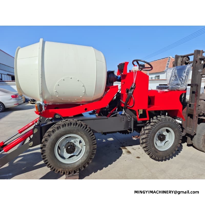 Low Cost Self Loading Concrete Mixer, Affordable Site Truck, Budget Digger