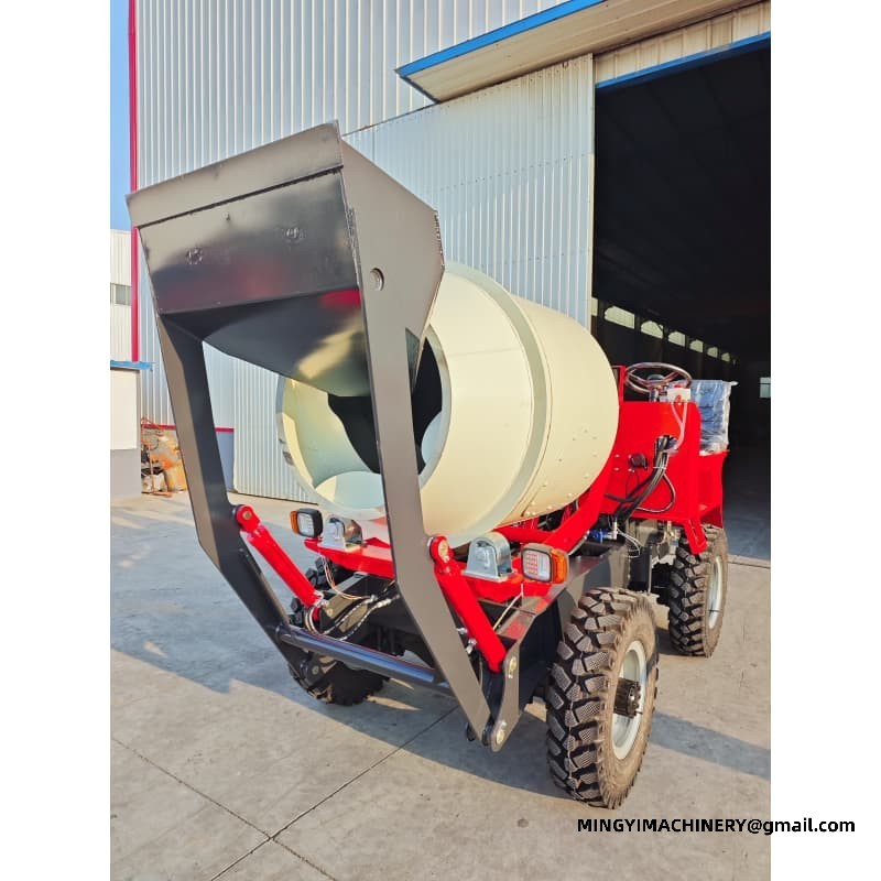 Easy Operation Self Loader, One-Man Concrete Mixer, Single Operator Truck
